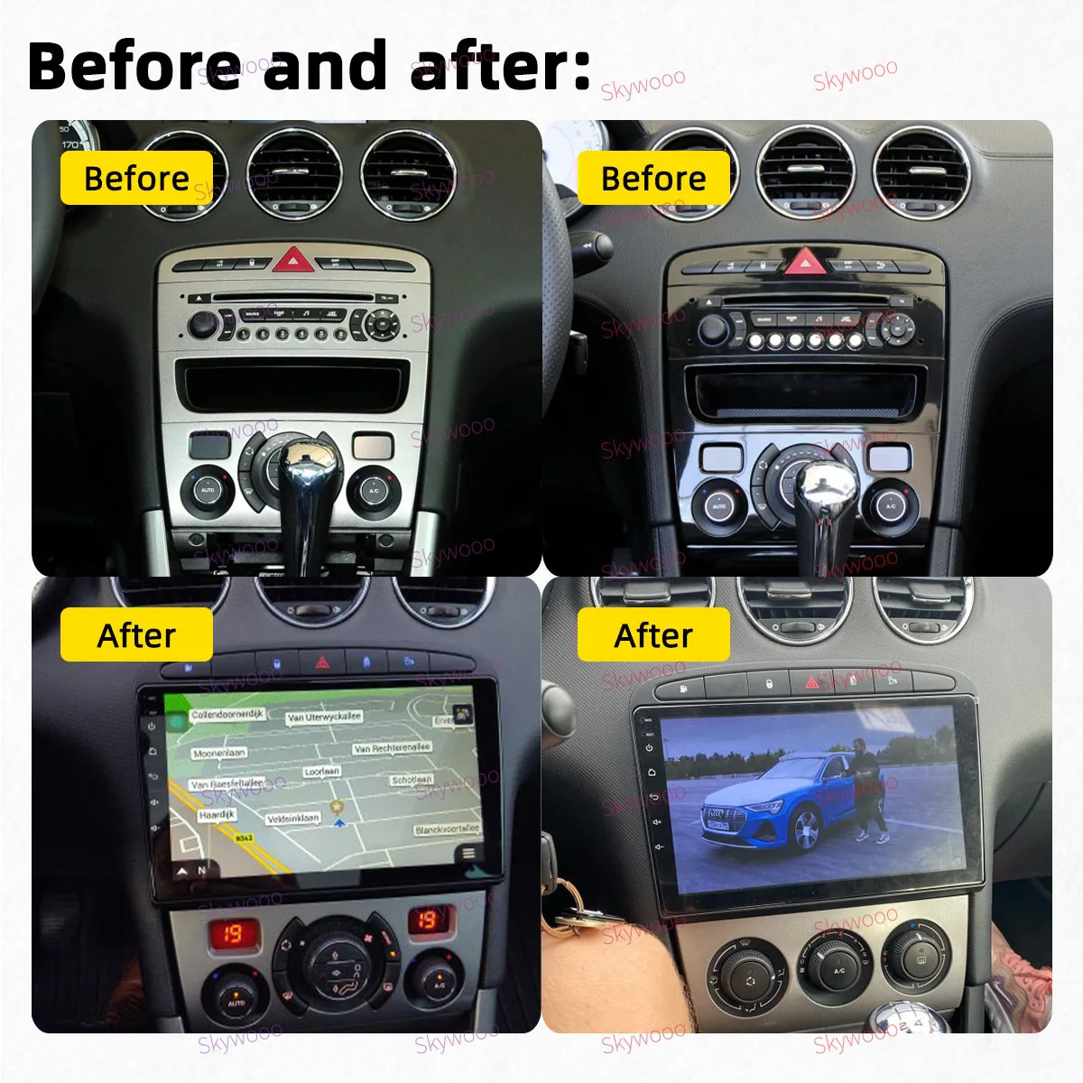 Android Car Stereo 2 Din Radio for Peugeot 308 308SW 408 RCZ 2010-2016 Car  Gps Navigation Car Multimedia Player Autoradio Audio - AliExpress