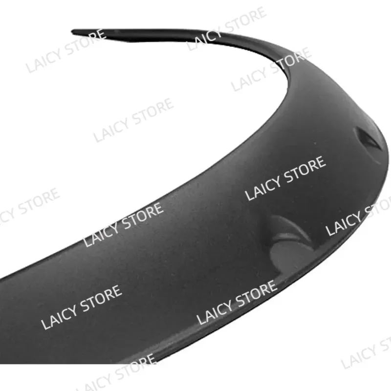 LAICY 4Pcs 미쓰비시 랜서 EVO 2002-2017 자동차 펜더 플레어 휠 아치 엑스트라 와이드 바디 플렉시블 머드가드 머드 스플래시 가드