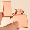 Heavy Trench Red Copper Body Thickened Kerosene Lighter Red Copper Inner Liner Grinding Wheel Ignition Smoking Accessories 250g 2