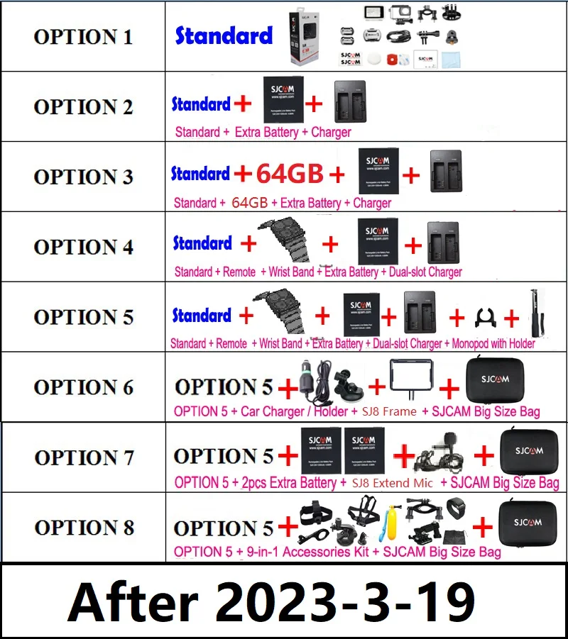 SJCAM SJ8 Pro SJ8 Series 4K 60FPS WiFi Remote Helmet Action Camera Ambarella Chipset 4K/60FPS Ultra HD Extreme Sports DV Camera 6