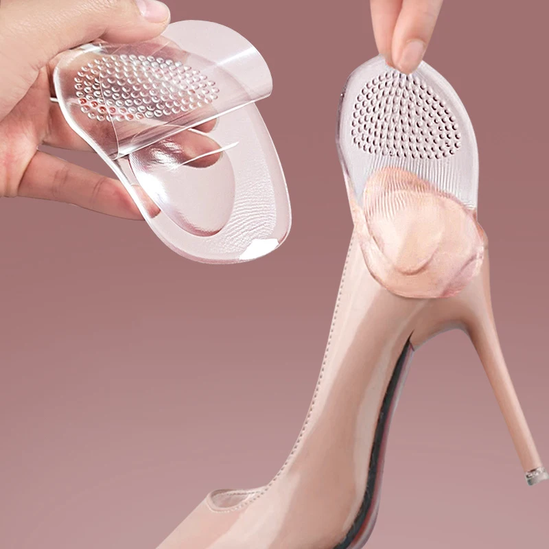 Silicone Massage Anti-Slip High Heel Insoles - Pain Relief Forefoot Pads