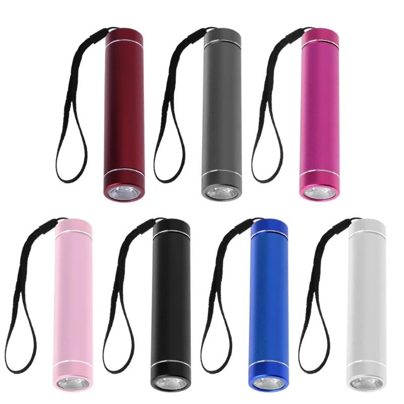 Dropship Diy 1X 18650 Battery Per Custodia Caricabatterie Usb Torcia A Led In Lega Alluminio Per Smartphone