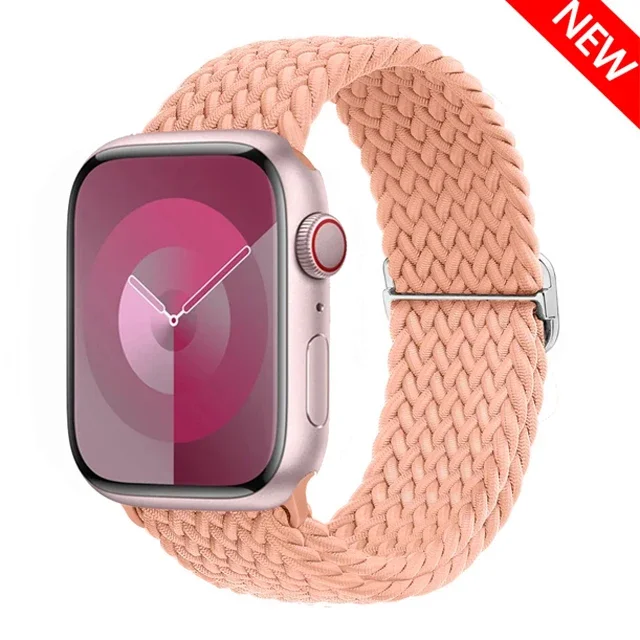 Braided Elastic Solo Loop Apple Watch Band Replacement Strap
