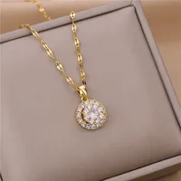 Ellen Luxury Zircon Crystal Necklaces 2