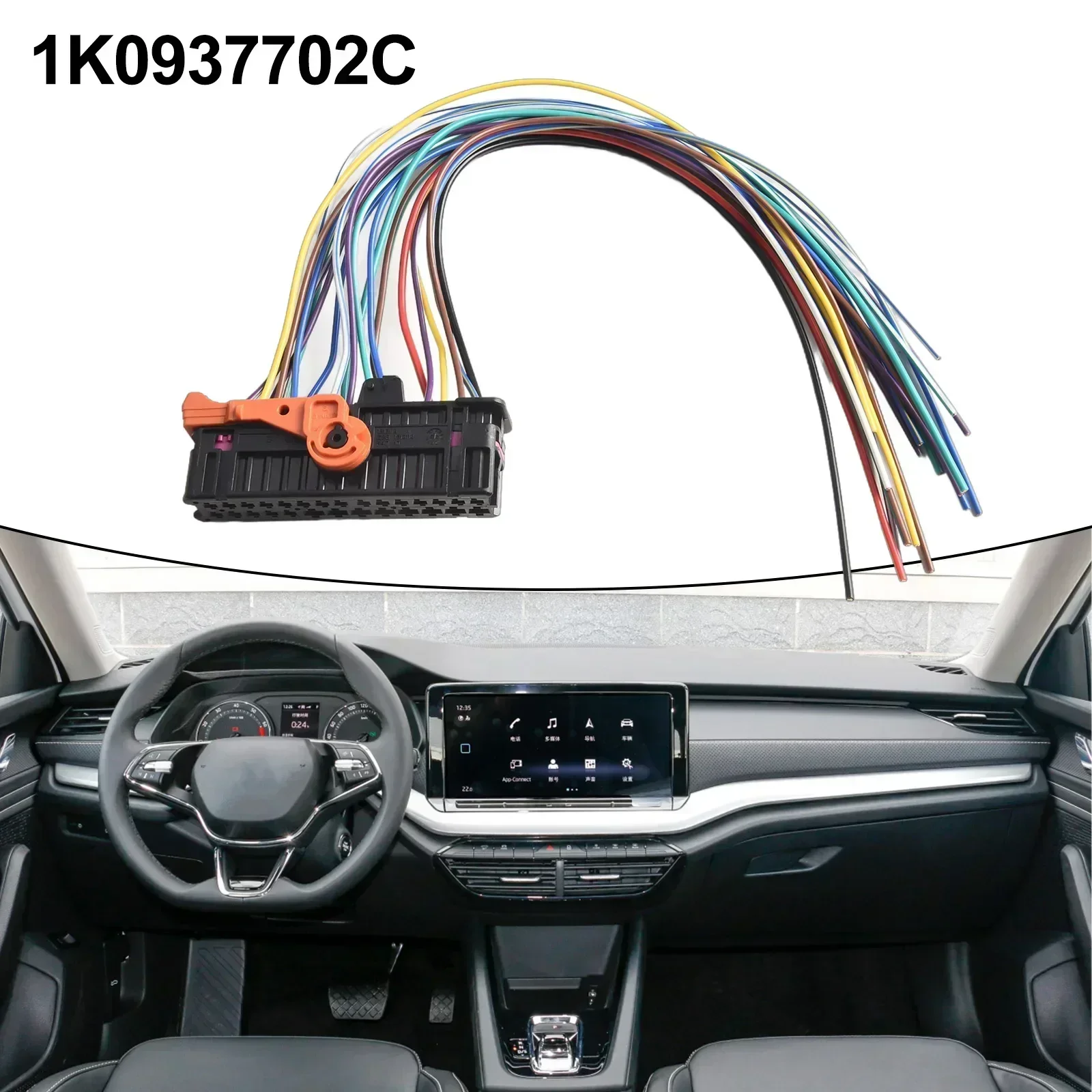 Door Cable Harness For Skoda For Superb Fabia Door Cable Wiring Harness Accessories Easy Installation Repair Right Spare Practical