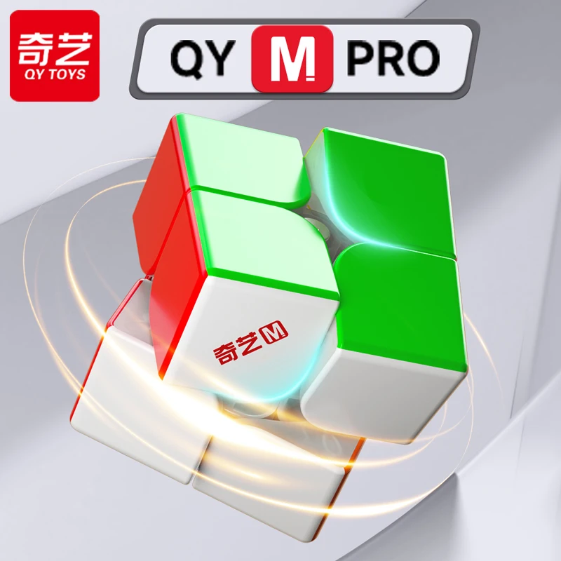 Qiyi M Pro Speedcube 2X2X2 Magnetic Magic Cube Professional 2X2 Speed Puzzle Giocattoli Fidget Per Bambini 2X2 Qy Originale Cubo Magico