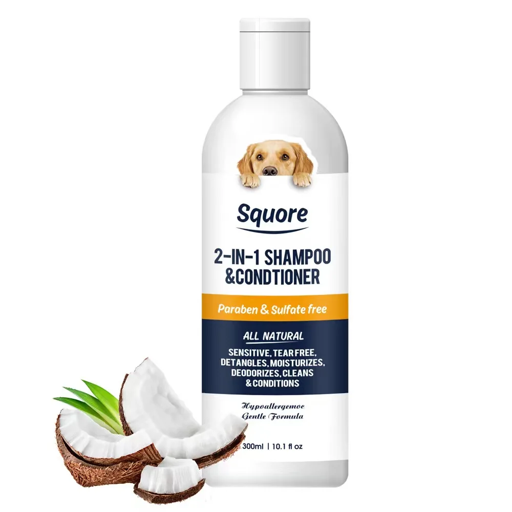 Pet Shampoo and Conditioner 2in1Pet Shower Gel for Puppy Dog Cat Shower Soap Soft Dog Shampoo Body Wash