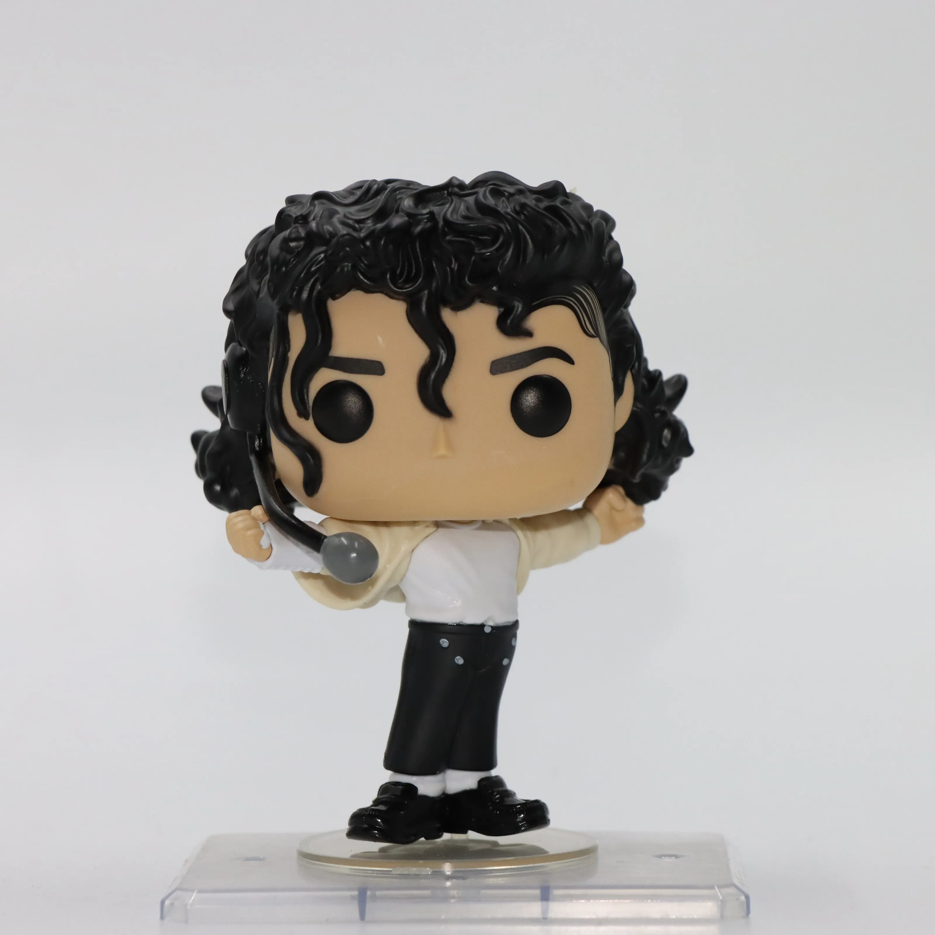 Original Funko Pop Michael Jackson #346  Super Bowl Shape MJ Music Action Figure Model Toy Gift for Boys Collectible Doll Decor