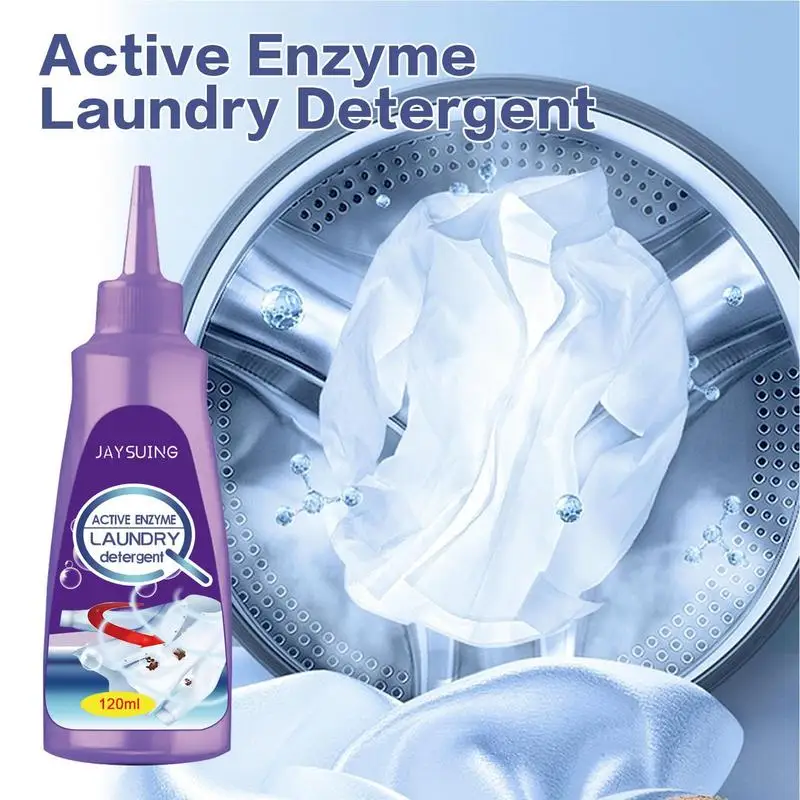 

Multipurpose Active Enzyme Laundry Detergent Clothing Stain Remover Garment Stubborn Oil Stain Cleaner Portable Cleaning Agent