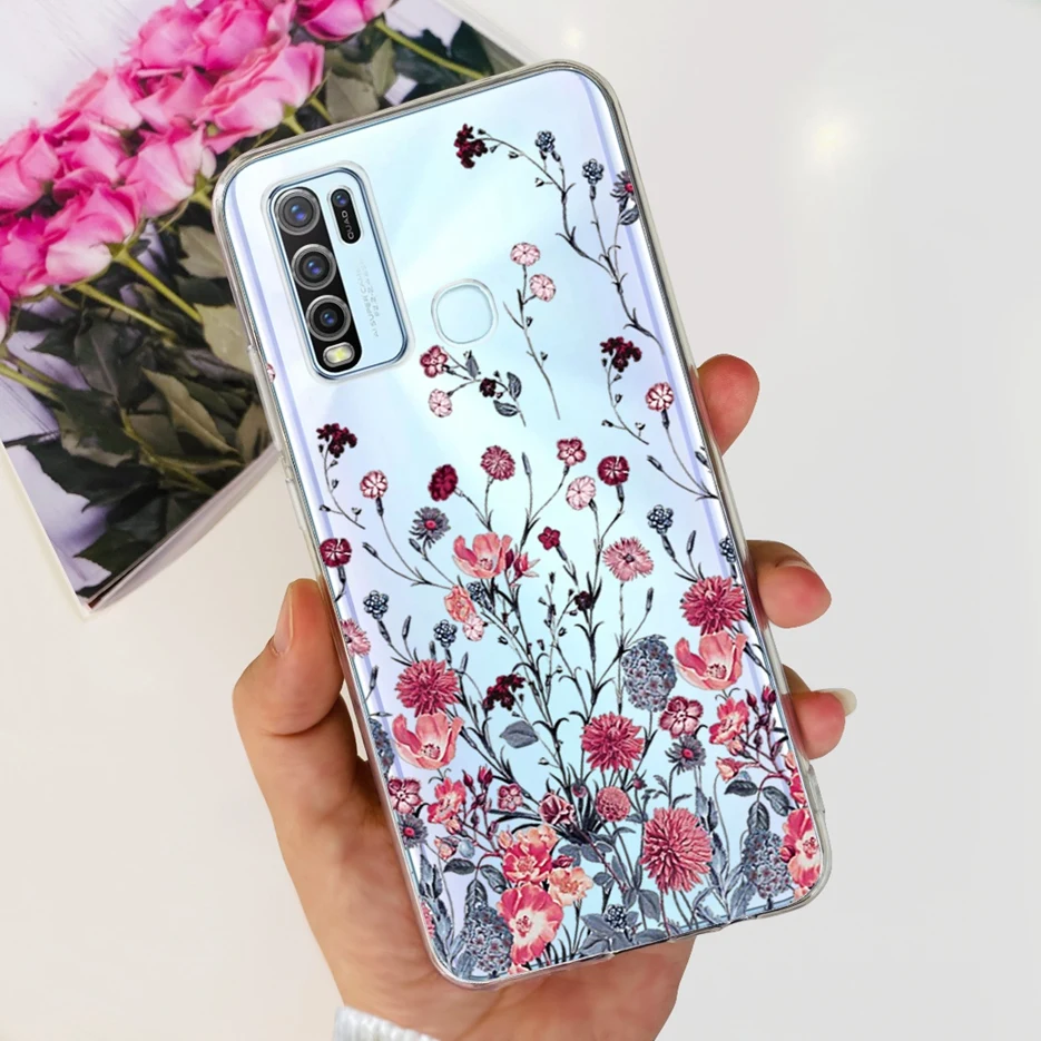 Fashionable Painted Clear Silicone Soft TPU Phone Case Cover