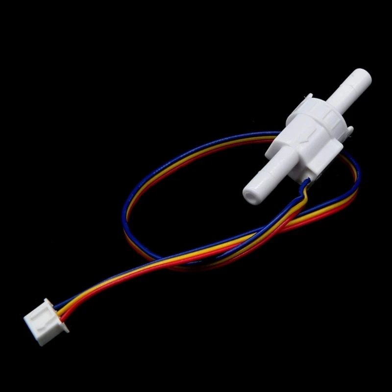 Hall Effect Mini Water Flow Sensor TM02 TM03 Pulse Output 3.5‑24V Transparent Qu