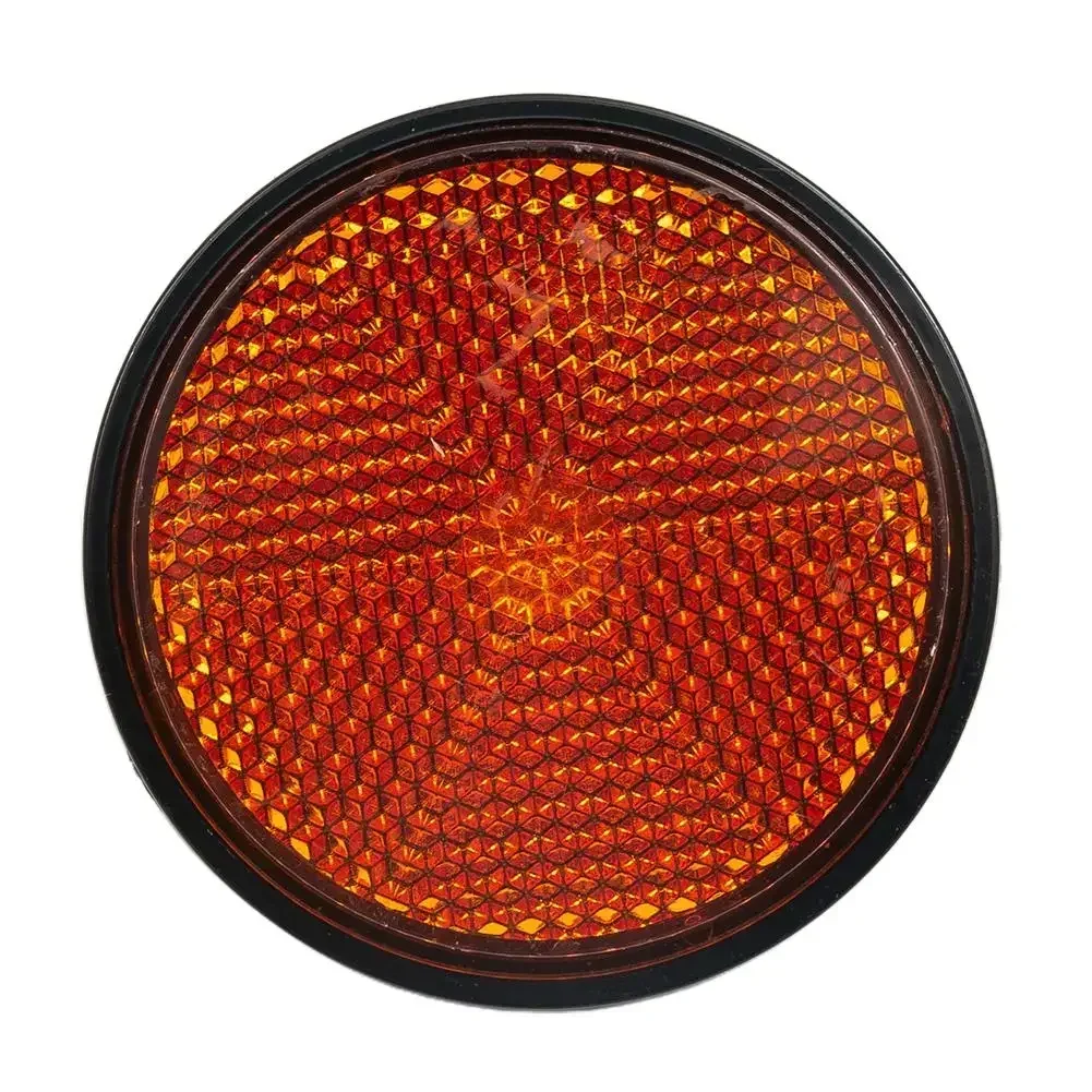 Night Reflector 1pc Circular Reflector Car Trucks Motorcycle Bicycle Night Reflector Refraction Light Partsgeneral Purpose MOTO Lighting Parts, night reflector
