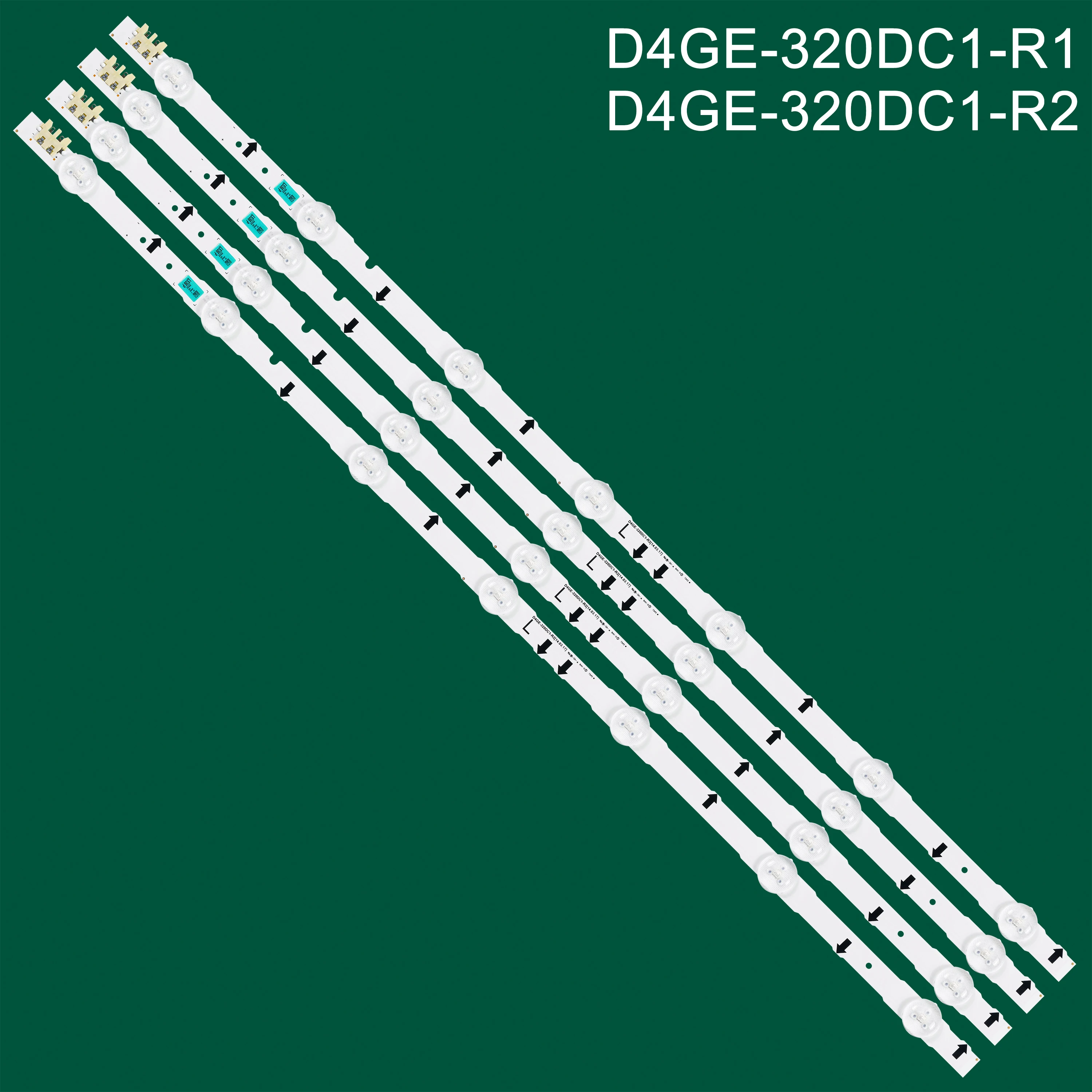 Tira de Luz de Fundo Led para Samsung Lt32e310ew Lt32e310ex Lt32e310mz Ua32h5500aw Ue32h5000ak Ue32h5500ak D4ge320dc1-r2 Bn96-30443a