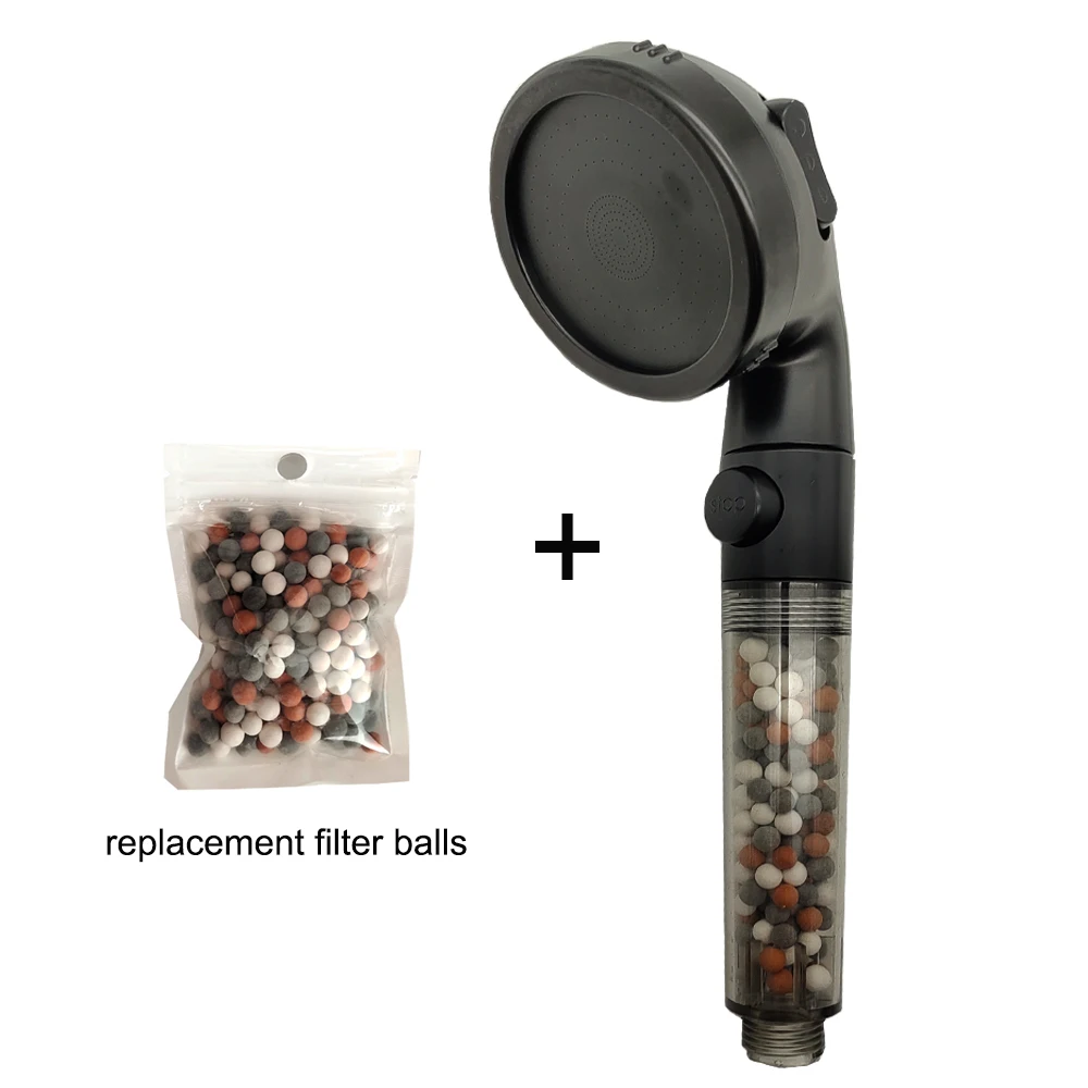 EcoFlow Handheld Showerhead with Adjustable Pressure & Water-Saving Features