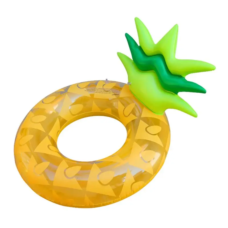 for giant Inflatable Pineapple Swimming Ring Backrest Pool Floats Circle Beach T Drop Shipping