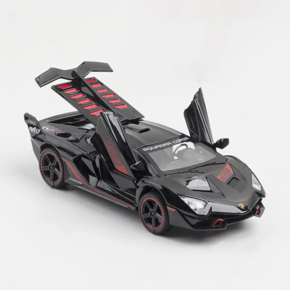 ヘチャン　ポラロイド 1:32 Lamborghini SC18 Alston Alloy Car Model Toy Sound Light Pull