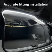 Car high brightness trunk lighting ambient light interior decoration LED wiring free automatic sensing tailgate light strip 4