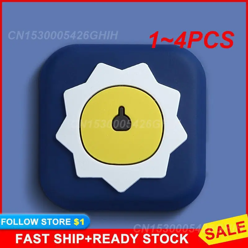 

1 ~ 4 шт., утолщенный силиконовый дверной коврик для защиты от столкновений