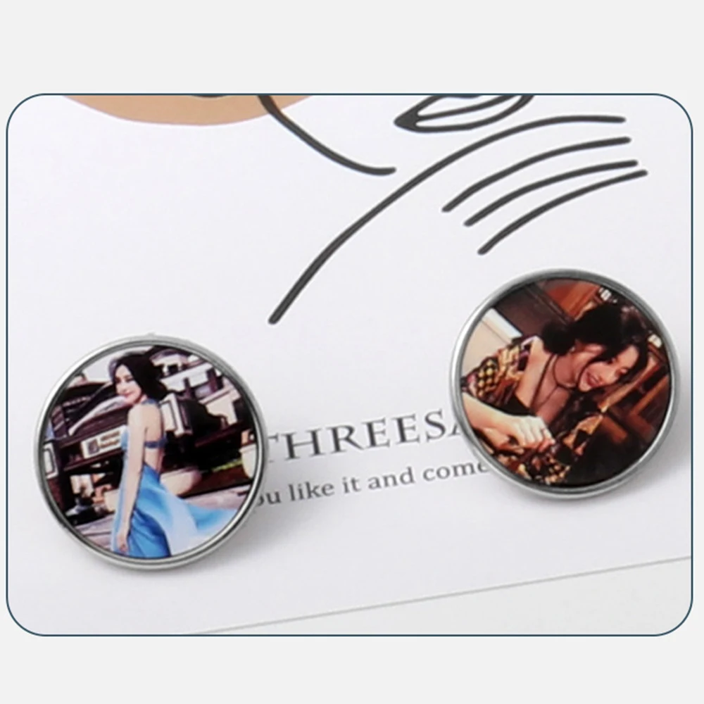 Wholesale Sublimation Blank Pins DIY Button Badge Sublimation Sliver Blank  Base Pins for DIY Craft Making (20 Pieces)