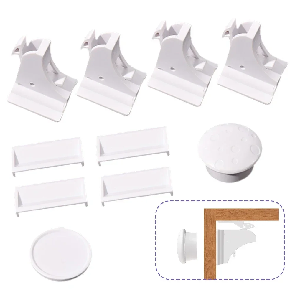Magnetic Cabinet Door Lock Children Protection Baby Safety Lock Drawer Latch Cabinet Door Limiter Children Security Locks