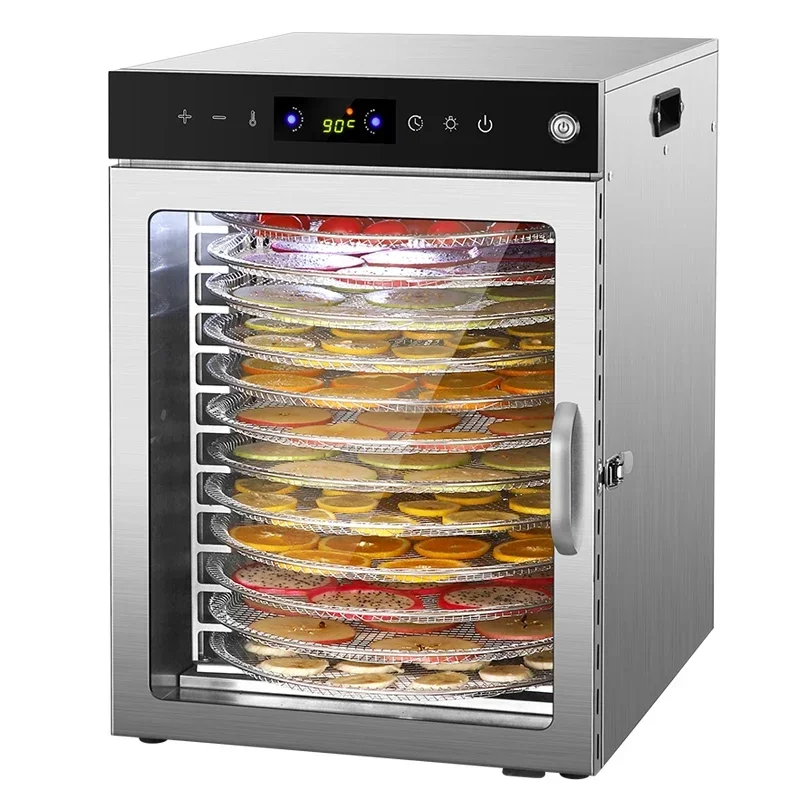 Fruit Dehydrator Beef Jerky 360 ° Rotating Commercial Foodstuff Dryer Vegetable Medicinal Meat Fish and Shrimp Air-Dried Chassis 5