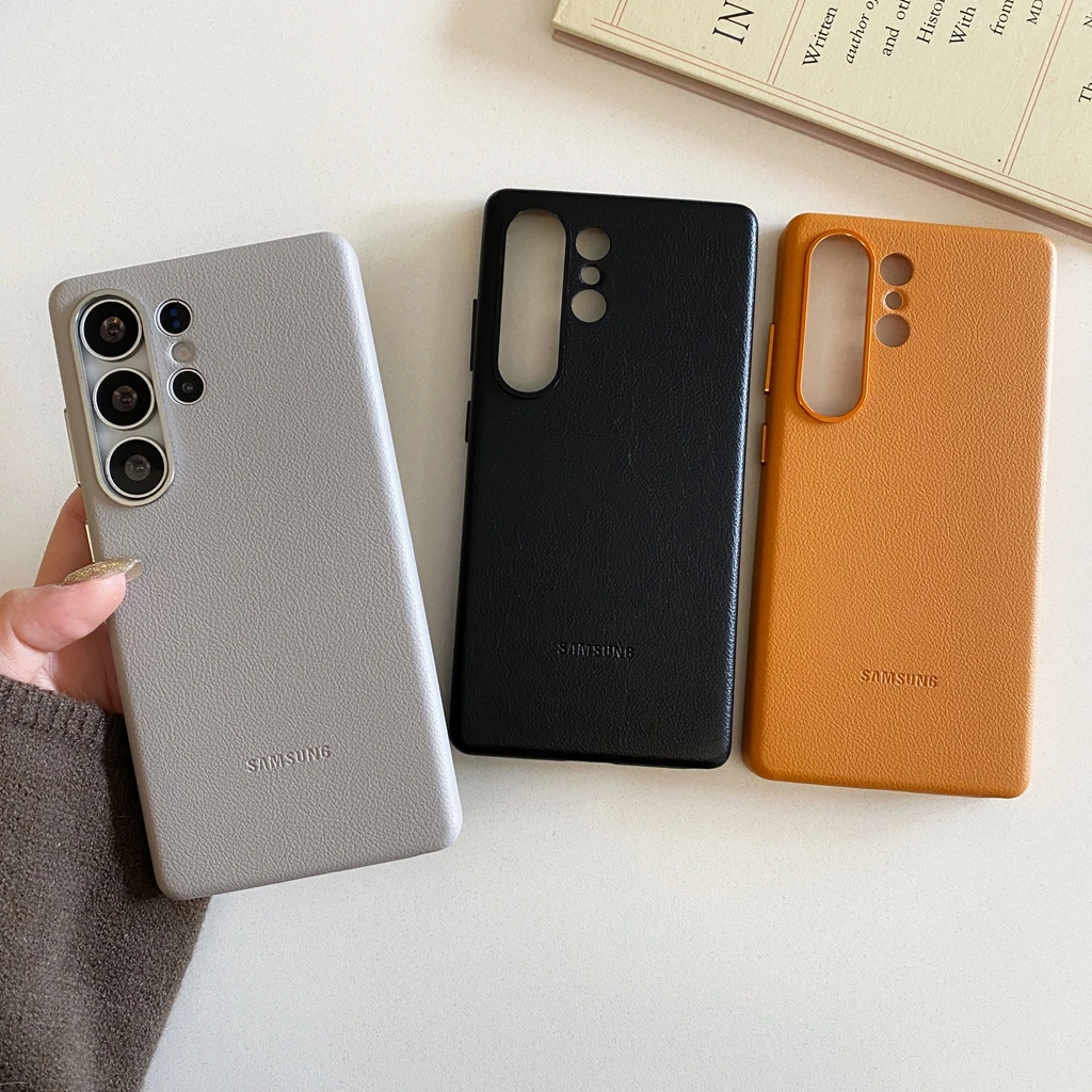 Luxury Leather Case with All-Inclusive Lens Protection and Box - Premium Back Cover