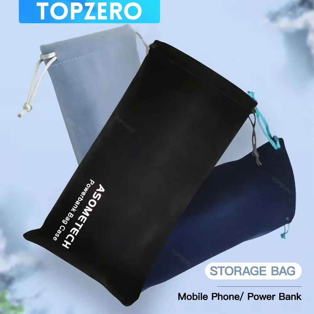 Power Bank Case Phone Pouch Mobile Phone Protection Travel Portable Storage Bag Soft Pouch Case Accessories power bank case