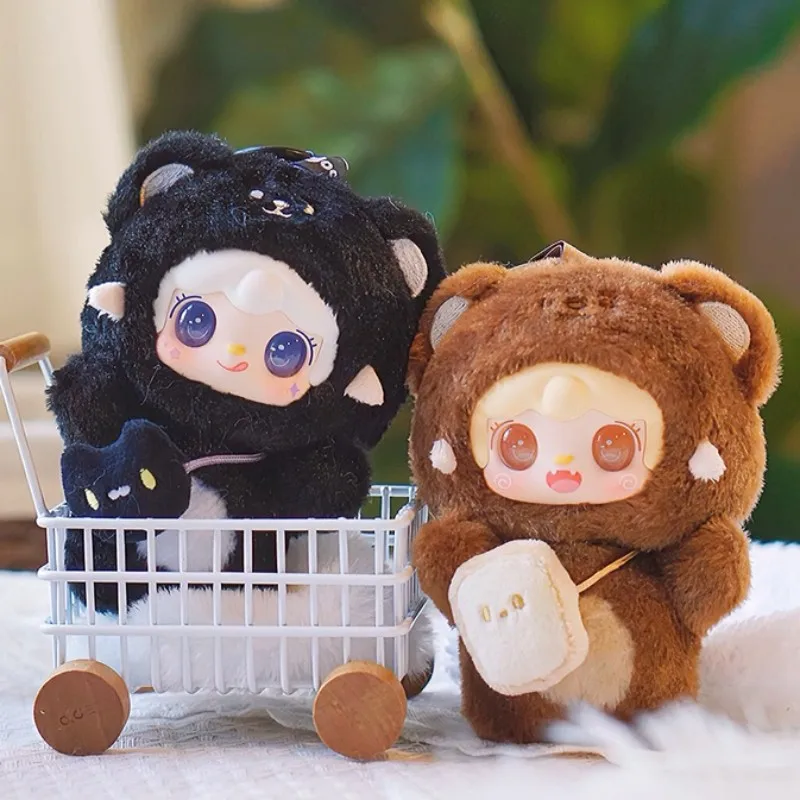 Yooki Bear V4ミニシークレット黒 奥利奥小熊 ぬいぐるみ