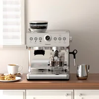 Empstorm portable electric coffee maker 20Bar Power Pressure Pump Manual smart italian espresso machine with grinder 1