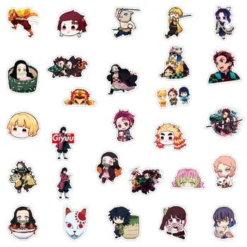 10/30/50PCS Demon Slayer Anime Kamado Nezuko Stickers DIY Phone Laptop Luggage Skateboard Graffiti Decals Fun for Kid Toys Gift 5