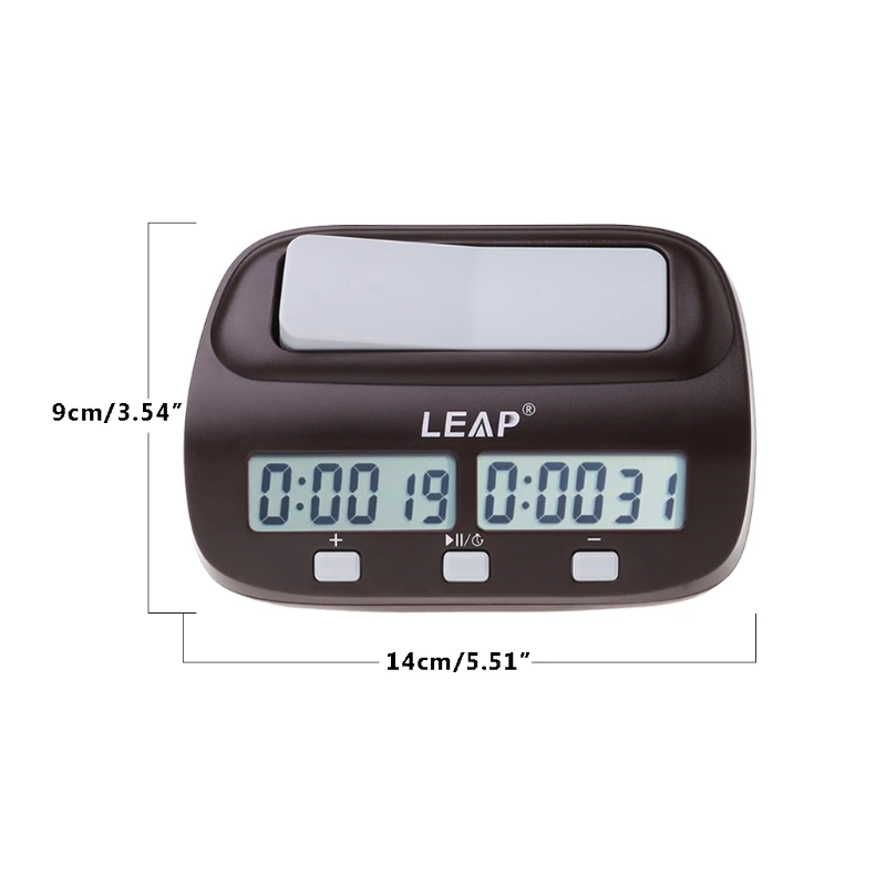 Digital Chess Clock, Compact Stopwatch Board Clock Board Clock with Competition Timer