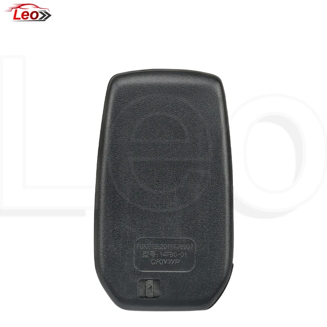 Leo FCC ID:HYQ14FBA สำหรับกุญแจรถอัจฉริยะโตโยต้าแลนด์ครุยเซอร์ ปี 2018-2019  4 ปุ่ม บอร์ด:281451-2110 P4:88 312-314MHz ชิป 8A 5