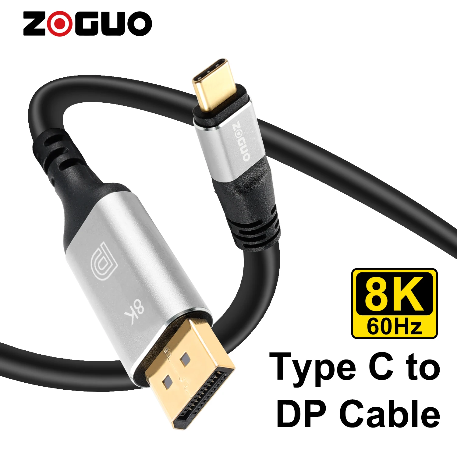 Кабель Для Монитора Macbook Samsung HDTV ZOGUO Type C На DP 8K 60.