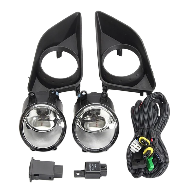 

Подходит для Toyota COROLLA 2007 2008 2009, передний бампер, аналогичная противотуманная фара с переключателем, провод, группа ламп, рамка лампы H11