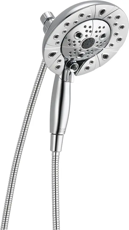 

Delta FAUCET 58480-PR25-PK Universal Showering Components Combo, Lumicoat Chrome, 2.5 GPM Water Flow