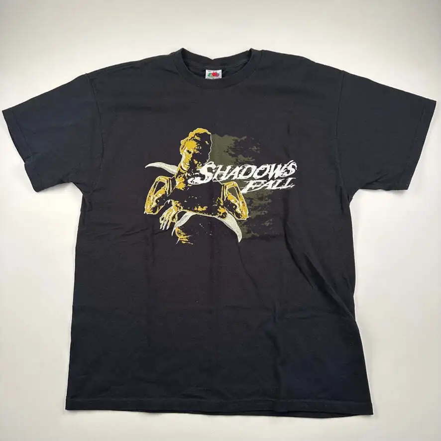 Maglietta Autunnale Vintage 2000S Shadows Xl Maniche Lunghe O Corte
