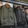 Maden Mens CWU-45P Bomber Jackets Autumn and Winter Windproof Thickened Coat Orange Lining High-density Waterproof Fabric Jacket 6