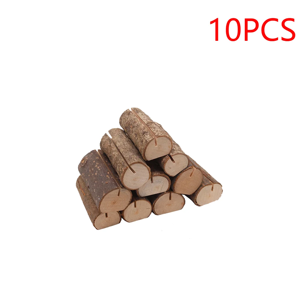Tosnail - 30 Segnaposto Rustici In Legno Con Supporto E Biglietti Kraft Per Matrimoni, Feste Ed Esposizione Foto