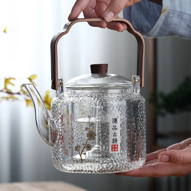 Teapot Glass Temperature Resistant Steaming and Boiling 2