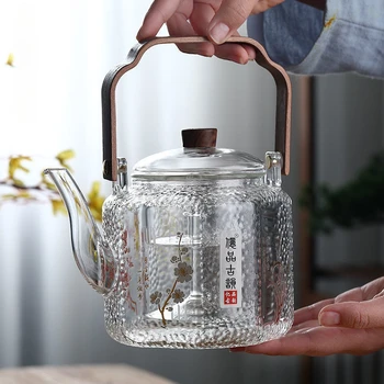 Teapot Glass Temperature Resistant Steaming and Boiling 2