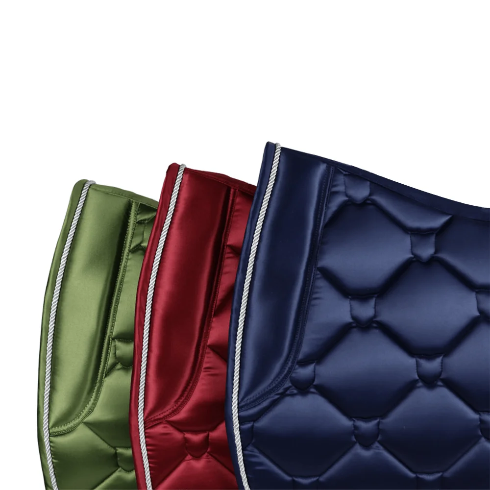 Satin Saddle Pad for Eequestrian, Professional jumping Horse