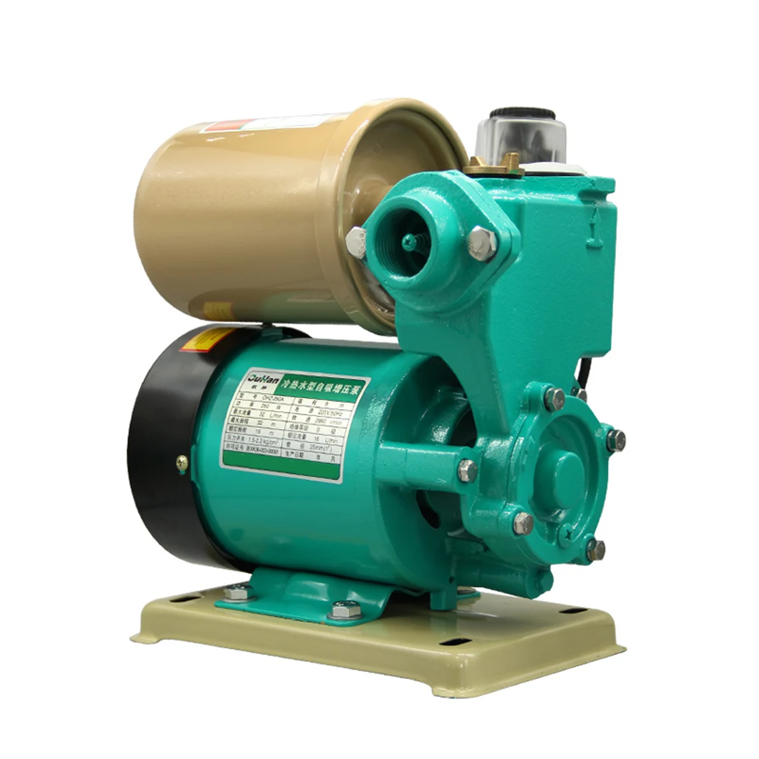 

Tap water booster pump well pump OHZ-250A220V 380 automatic hot and cold water self-priming pump