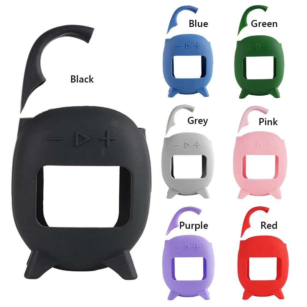 Silicone Cover Case Shockproof Protective Carrying Case Dustproof Speaker Stand Up Cover for JBL Clip 5 Portable BT Speaker