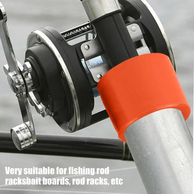 Fishing Rod Tube End Caps Boat Fishing Rod Caps Sturdy Rubber Fish