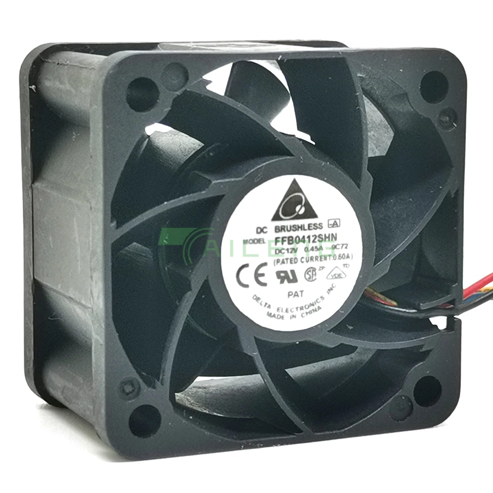 

Delta FFB0412SHN 12V 0.6A 4028 40MM 40x40x28MM Server Fan Big Power Cooling Fan With 4pin PWM