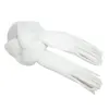 Solid Thickened Large Scarf Girls Winter New Korean Sle Winter Student All-Match Shawl Scarf White Women 4
