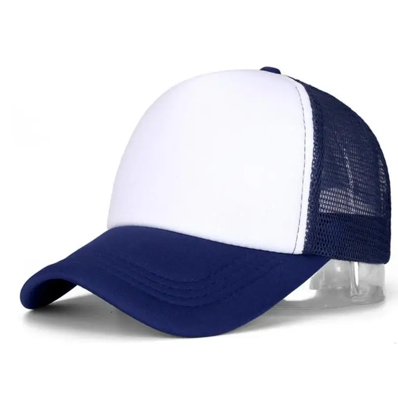 Unisex Black Mesh Snapback Baseball Cap - Soft, Breathable, Adjustable Trucker Hat