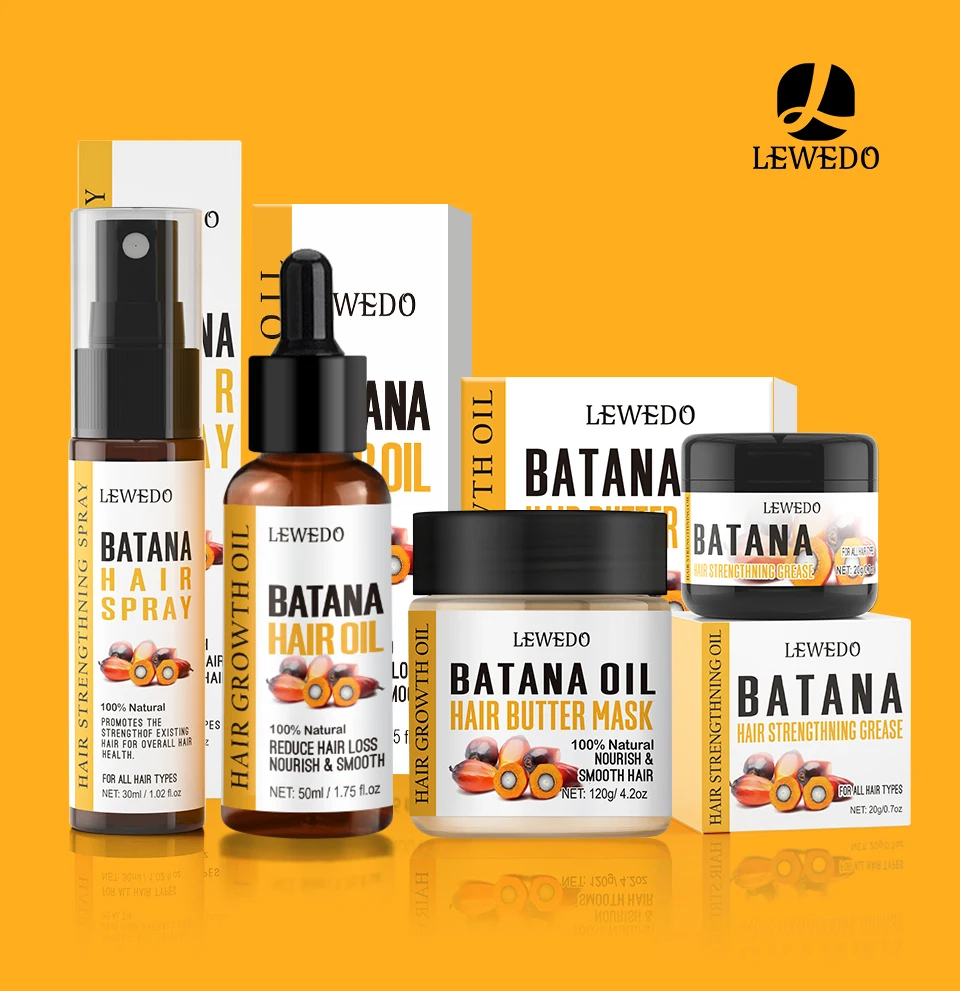 Pure Batana Hair Care Oil Thickening Spray Batana Hair Growth Spray 30ml Moisturizing Strengthens Hair Prevents Hair Loss Mask