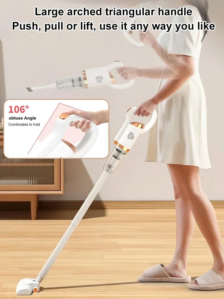 Wireless Handheld Vacuum Cleaner 8500Pa Electric Sweeper Car Remove Mites Dust Cleaner Steam-free Mop Lazy Vacuum Cleaner 5