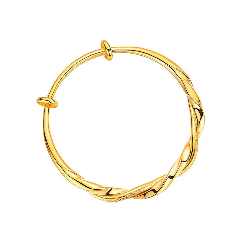 Women's Hand Bracelets Stainless Steel Twisted Cuff Bangles Adjustable Wristband Wedding Jewelry Accessories